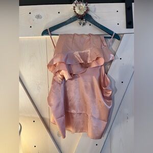 Blush silk night set 💗